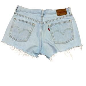 Levi’s Distressed Cut Off  Cotton Denim Shorts Women's 28 Western Cowgirl Summer